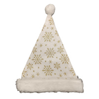 Arpex Czapka Mikołaja Biało-Złota Glamour