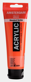 Talens Farba Akrylowa Amsterdam Standard 120ml 311 Vermilion 17093112