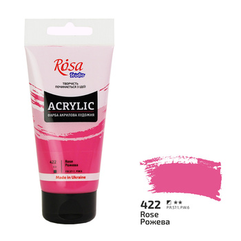 Rosa Studio Farba Akrylowa Pink 422 75 Ml