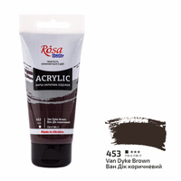 Rosa Studio Farba Akrylowa Van Dyke Brown 453 75 Ml