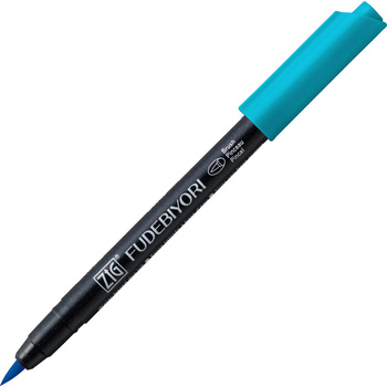 Kuretake Pisak Fudebiyori Cobalt Blue Zig