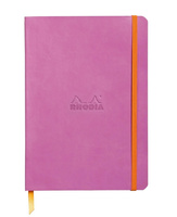 Rhodia Notes A5 90g 96k Twarda Oprawa Linia Liliowy