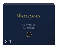 Waterman Naboje Atramentowe Czarne Długie 8 Szt.