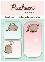 PUSHEEN ZESTAW OZDOBNYCH NOTESÓW SAMOPRZYLEPNYCH 3 SZT. 30 K.