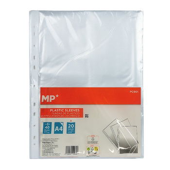 Main Paper Koszulki Groszkowe A4 20 Szt. 40 Mic