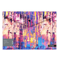 Berlingo Teczka Na Zatrzask Pp A4 Frenzy Z Brokatem