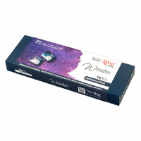 Rosa Gallery Farby Akwarelowe W Kostach Granulation W Kasetce Metalowej, 14 Kol.