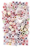 Dp Craft Koraliki Kwadratowe Literki 5 Mm 170 Szt.