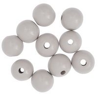 Dp Craft Koraliki Kulki Drewniane popielate 25 Mm 10 Szt.