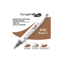 Graph'it Go! Marker Akrylowy Dwustronny Nude 3 4153