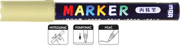 M&G Marker Akrylowy 2mm Żółty Neapolitański S401