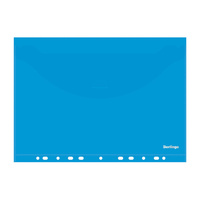 Berlingo Teczka A4 Z Klapką Pp Z Europerforacją Niebieska