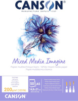 Canson Blok Imagine Mix Media A5 200g 50a