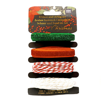 Interdruk Zestaw Tasiemek 2x2 M I Sznurków 2x5 M Christmas