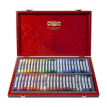Koh-i-noor Zestaw Pasteli 8596/48 Toison Dor Opakowanie Drewniane