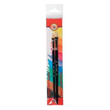 Koh-i-noor Pędzle Płaskie 9936 Kpl. Nr 8 + 12