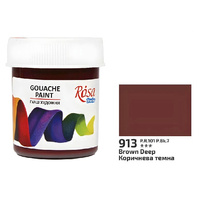 Rosa Studio Farba Gwaszowa Dark Brown 913 40 Ml