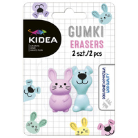 Kidea Gumki Do Mazania Pies + Królik 2 Szt.