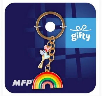 MFP Brelok Do Kluczy Charm Tęcza