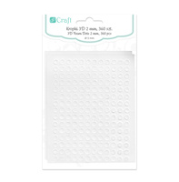 Dp Craft Taśma Piankowa Kropki 3d 5x2 Mm 360 Szt.