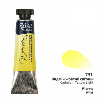 Rosa Gallery Farba  Akwarelowa  Cadmium Yellow Light 731 10 Ml Tuba