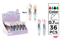 MAIN PAPER DŁUGOPIS MINI 4W1 0,7MM JEDNOROŻEC