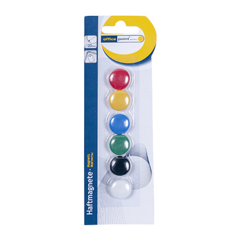 Magnesy Tablicowe 20 Mm 6 Szt. Na Blistrze