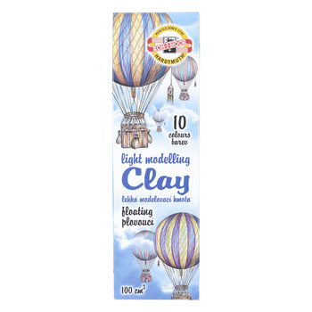 Koh-I-Noor Plastelina Pływająca 131717 10 Kolorów 100 G.