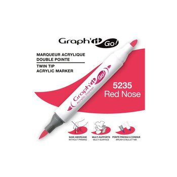 Graph'it Go! Marker Akrylowy Dwustronny Red Nose 5235